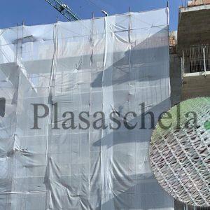 Plasa 155mp, protectie schela, alba 80gr in rola intreaga